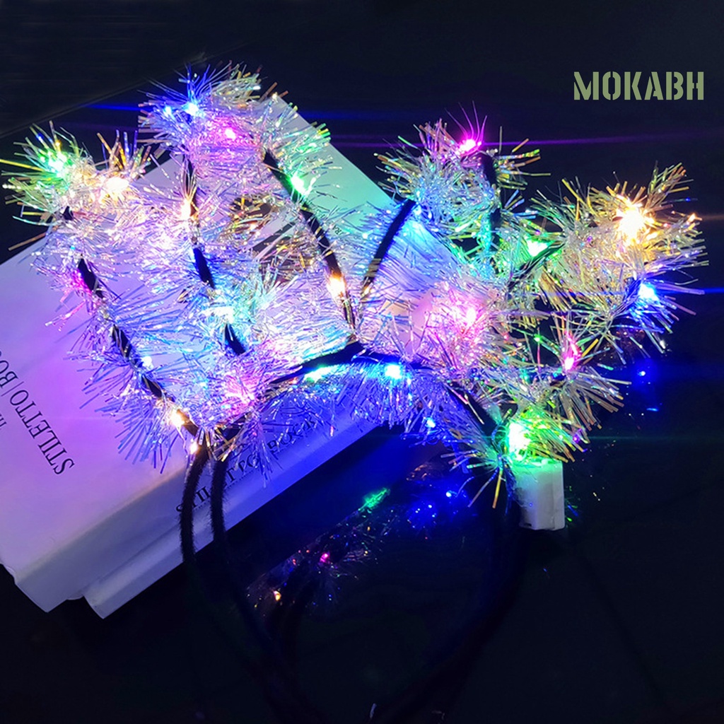 Băng Đô Tai Thỏ Phát Sáng Trong Bóng Tối 3 Tốc Độ Với 14 Đèn Led