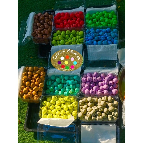 Bánh MACARON - 100 viên mini mix vị