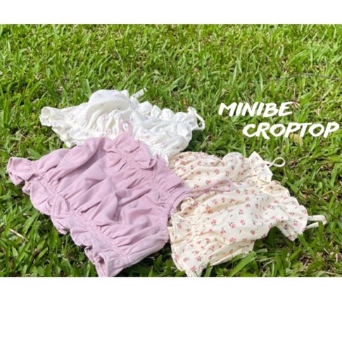 Áo 2 dây hoa nhí - Minibe Croptop
