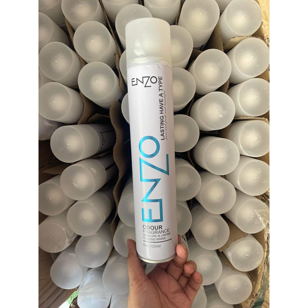 KEO XỊT TÓC ENZO 420 ML