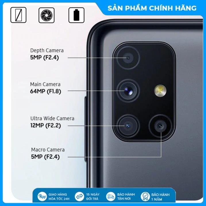 Điện Thoại Samsung Galaxy M51  Chính hãng bảo hành đầy đủ Khuyến mãi cuối năm