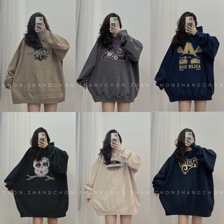 Áo nỉ Hoodie + Sweater bigsize tuyển chọn 🔸 chon 2hand - mẫu ngẫu nhiên