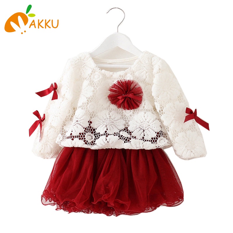 Đầm Công Chúa Tay Dài Phối Lưới Thời Trang Xuân Thu