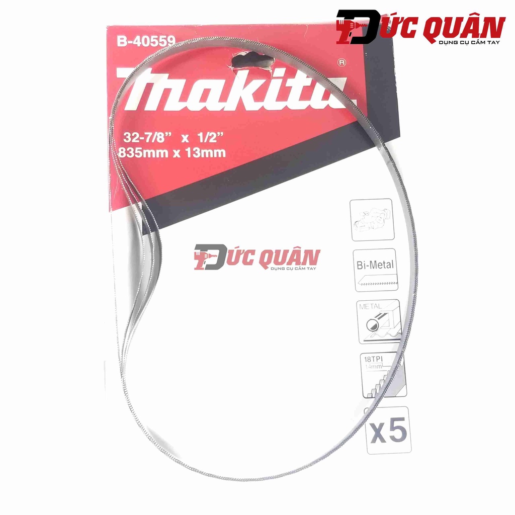 Lưỡi cưa vòng Bi-Metal ( 835mm x 13mm ) Makita B-40559 (1 lưỡi)