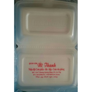In Lụa Hộp Xốp Hộp Cơm, 1 Cây (~150 Hộp)