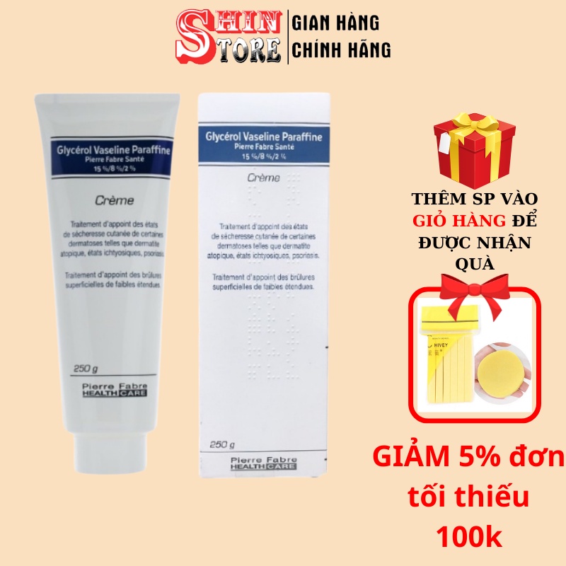 Kem Dưỡng Da Chống Nẻ Pháp Dexeryl Crème 250g Chính Hãng - Nẻ Chàm Glycerol Vaseline Paraffine Creme