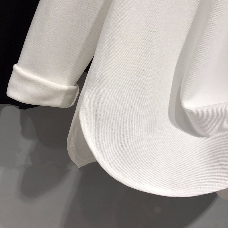 NRVP Áo Thun Nữ Dài Tay Dáng Rộng Phong Cách Hàn Quốc Thời Trang Mới 2023