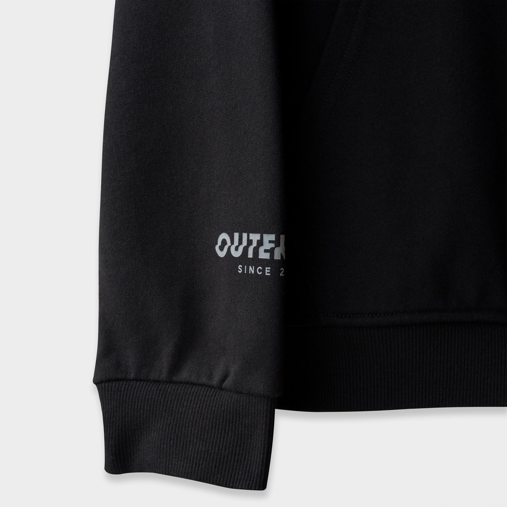 Áo Hoodie Signature Nỉ Chân Cua / Đen - ORP201