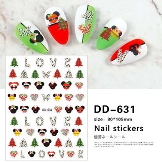 Sticker nail dán móng tay noel