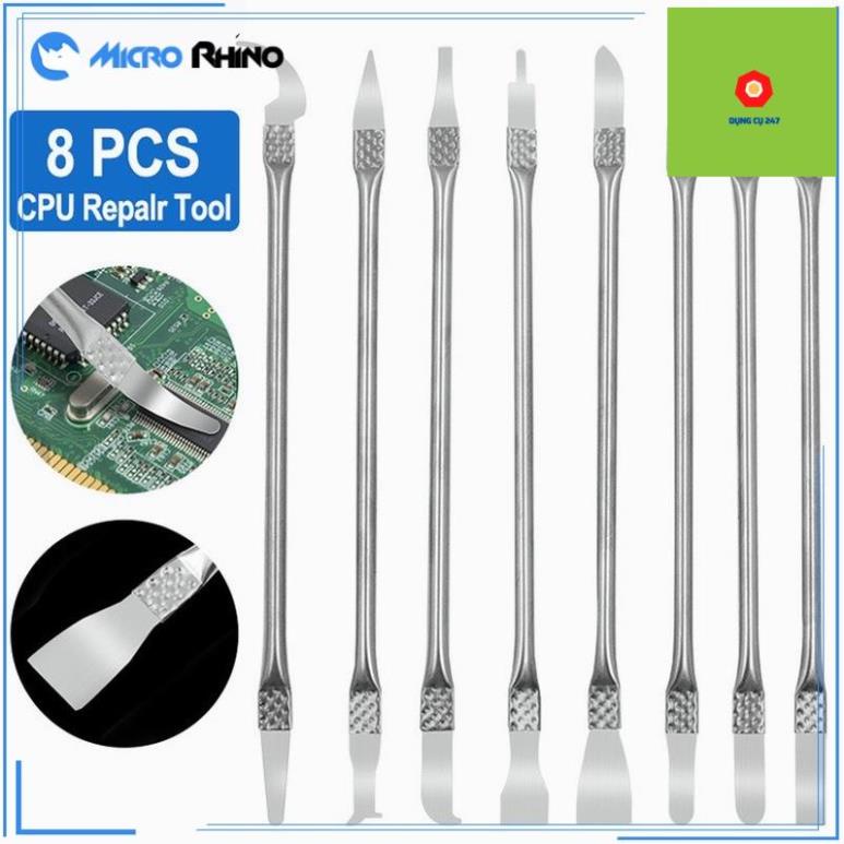 Bộ Dụng Cụ Sửa Chữa Tháo Gỡ Keo Dán Chip CPU Máy Tính Bảng/Điện Thoại 8 Trong 1