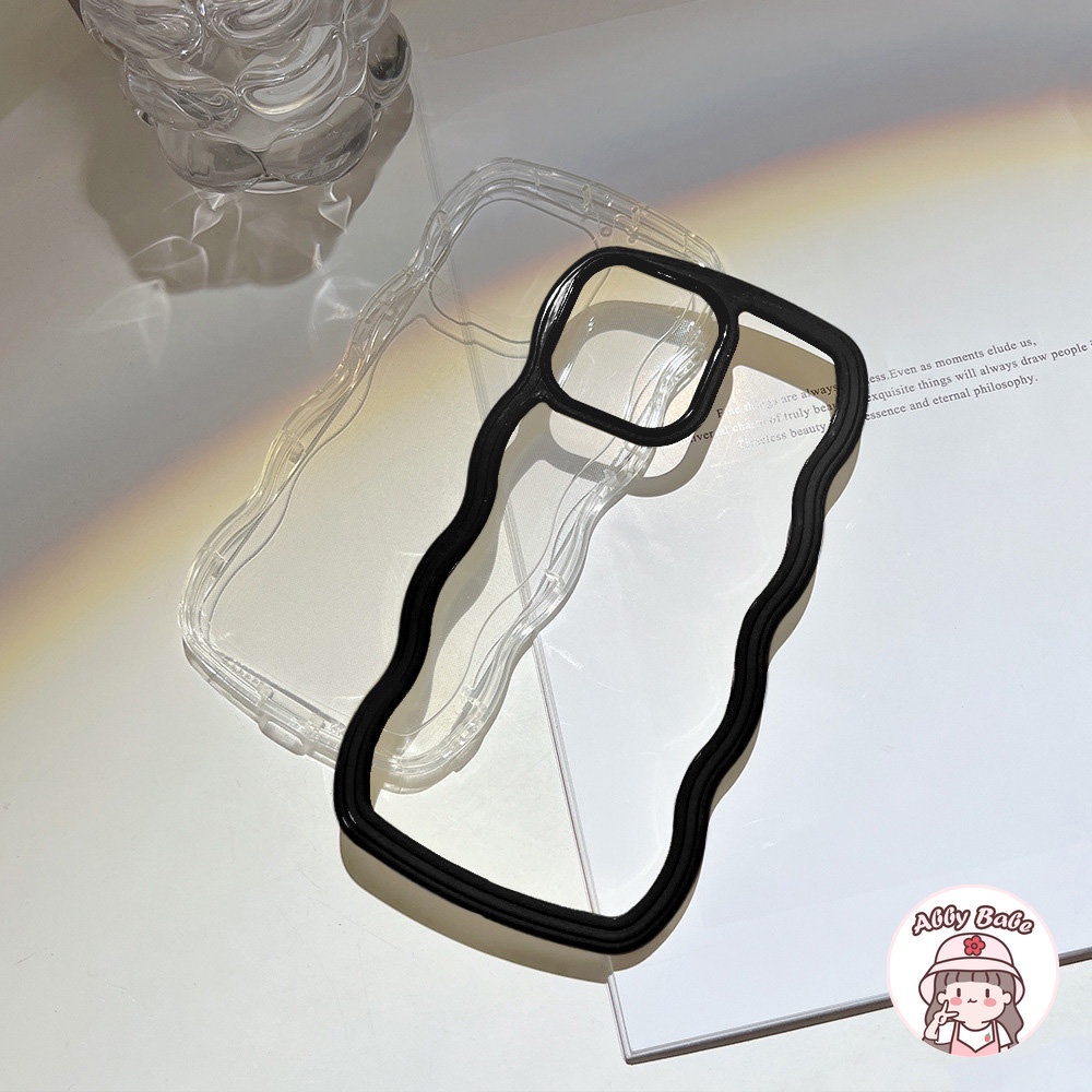 Ốp Điện Thoại TPU Mềm Mỏng Chống Sốc Họa Tiết Gợn Sóng Đơn Giản Cho IPhone 14 Pro Max 11 7Plus 13 12 11 Pro Max X XS XR