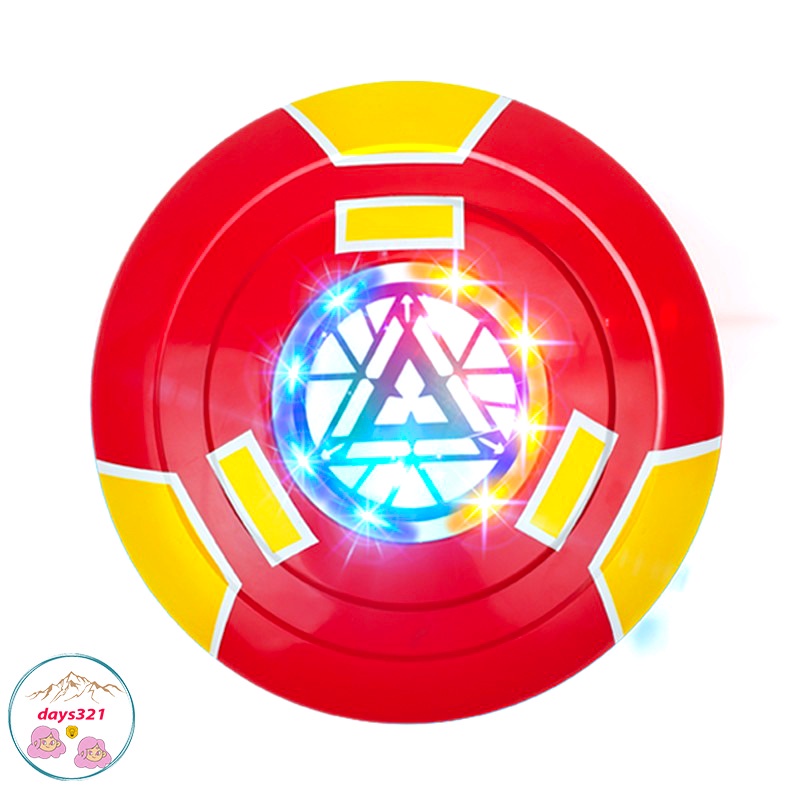 Khiên Phát Sáng Người Sắt IRONMAN Có Đèn Nhạc Đội Trưởng Mỹ Cho Bé Hóa Trang Halloween