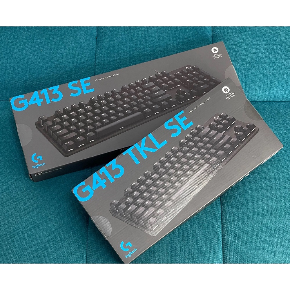 Bàn phím cơ có dây Logitech G413 SE/ SE TKL Tactile switch, kết nối USB, Hàng chính hãng - Bảo hành 24 tháng