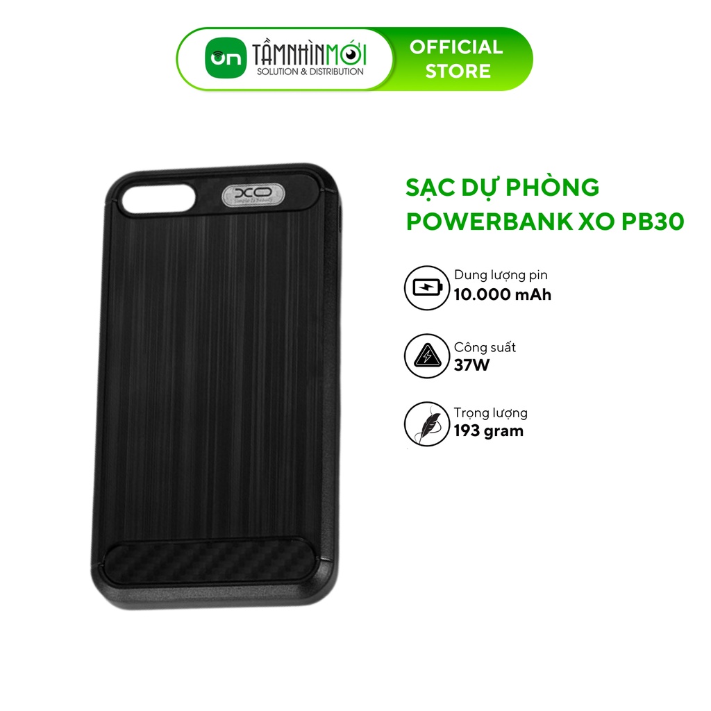 Sạc Dự Phòng PowerBank XO 10.000mAh - PB30