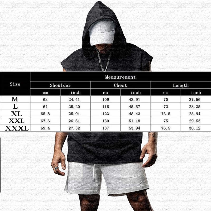 Áo Hoodie Thể Thao Sát Nách Năng Động Trẻ Trung Cho Nam