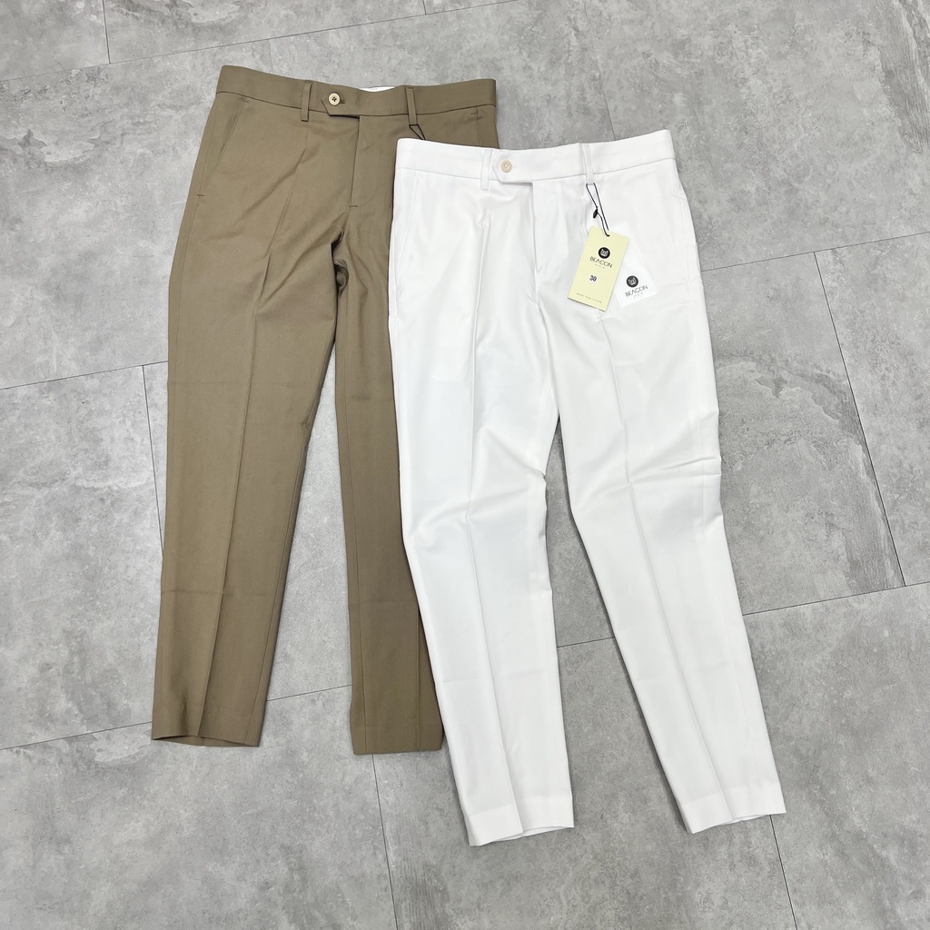 Quần Tây Âu Nam Mẫu Tây Dài Form Trẻ BEACON DENIM Form Thường Ống Đứng Trẻ Trung QTD14