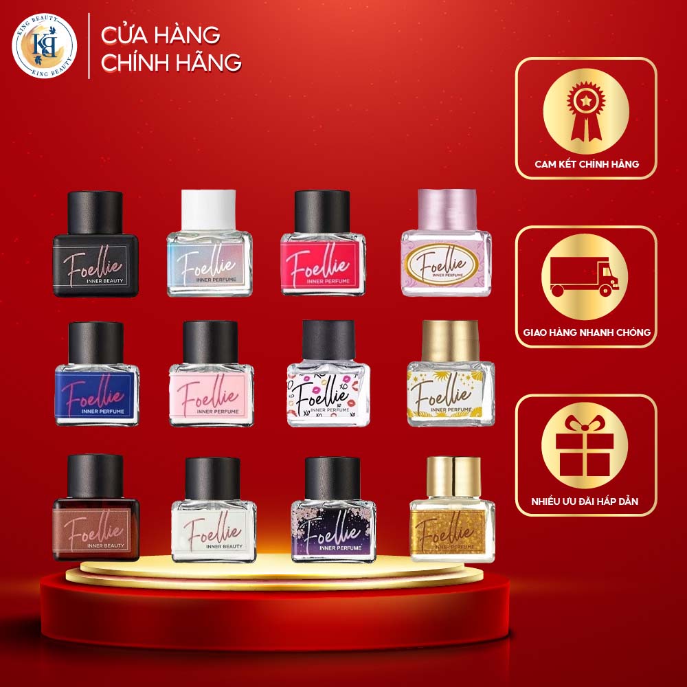 Nước hoa vùng kín giúp vùng kín luôn thơm tho, quyến rũ và cân bằng độ pH Foellie Eau De Innerb Perfume 5ml