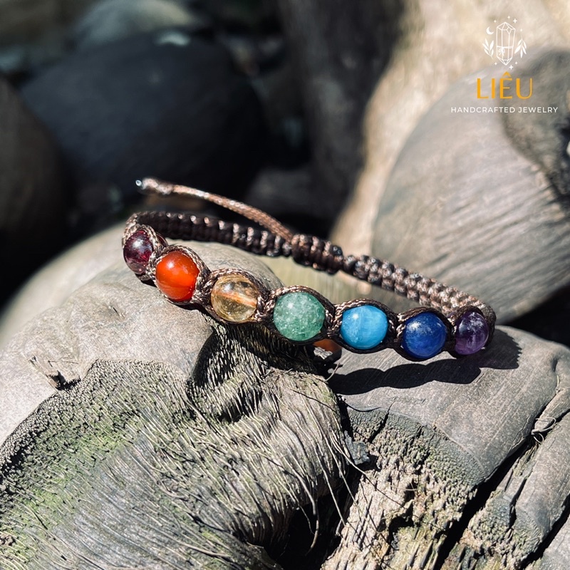 Vòng tay Macramé 7 Chakra