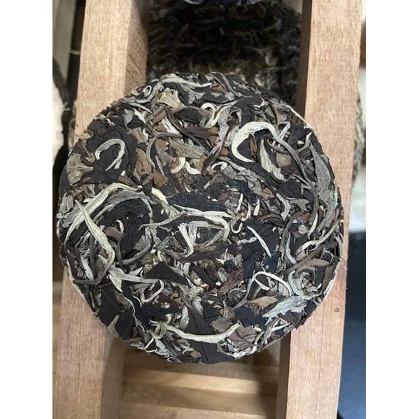 bạch hạc trà, phổ nhĩ, bánh trà 100g