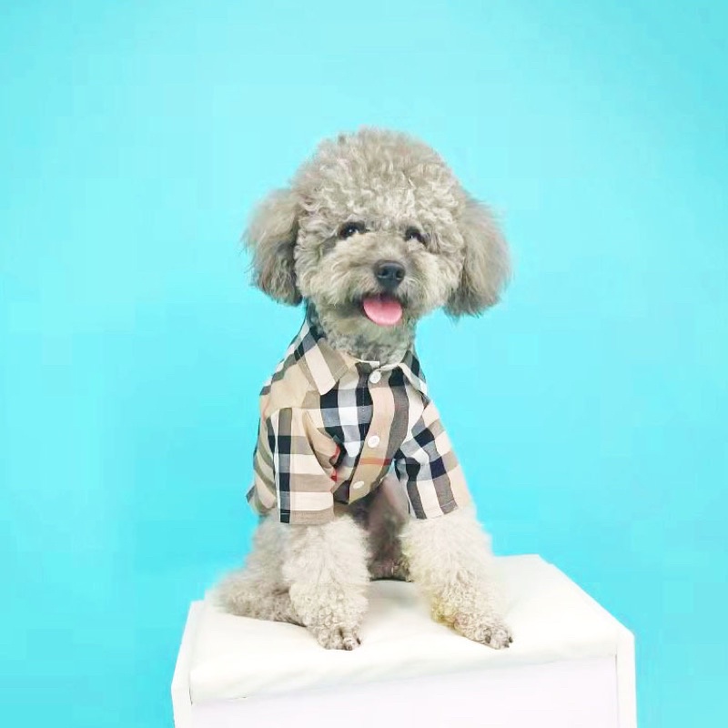 Sơmi burberry hàng hiệu cho chó