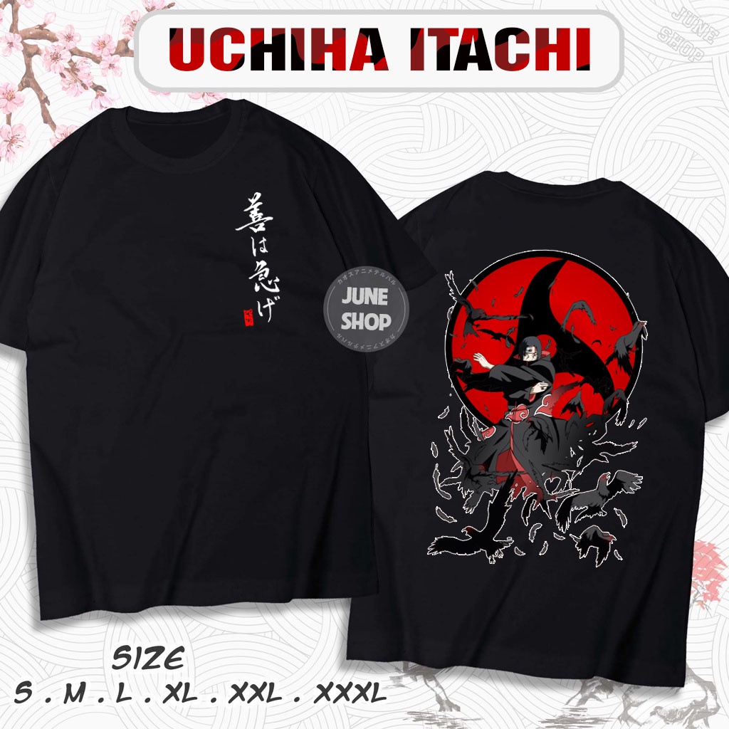 Áo Naruto mẫu mới, Áo Anime in hình Uchiha Itachi, Naruto cực ngầu, giá rẻ