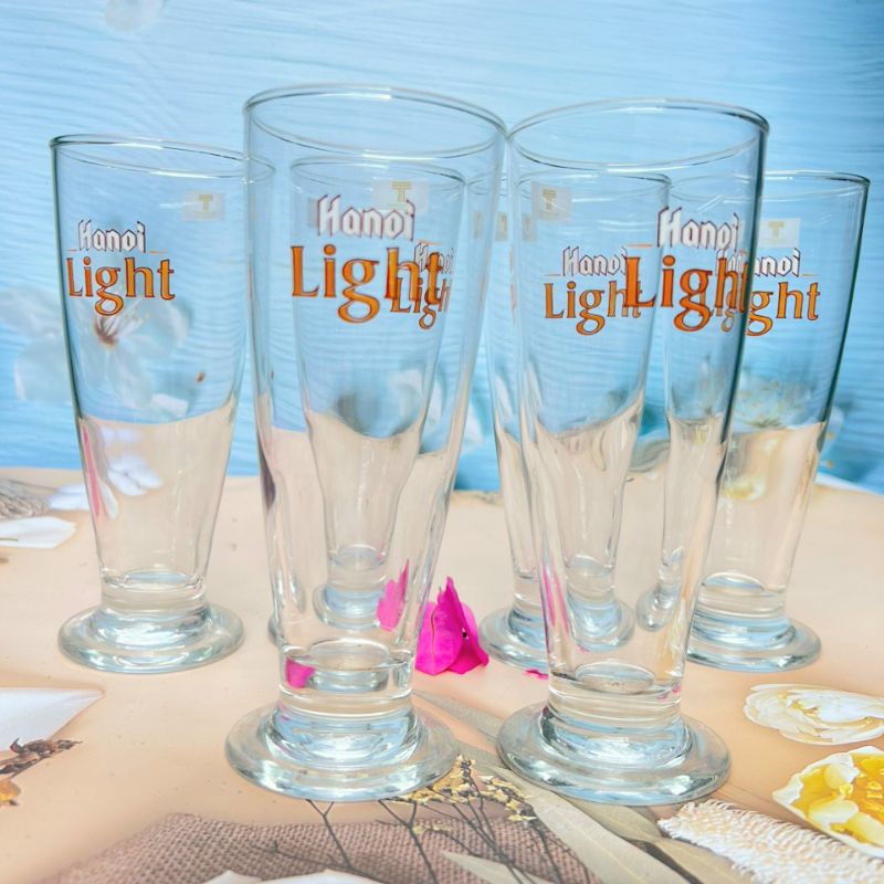 Ly bia Hanoi light 425ml, ly sinh tố