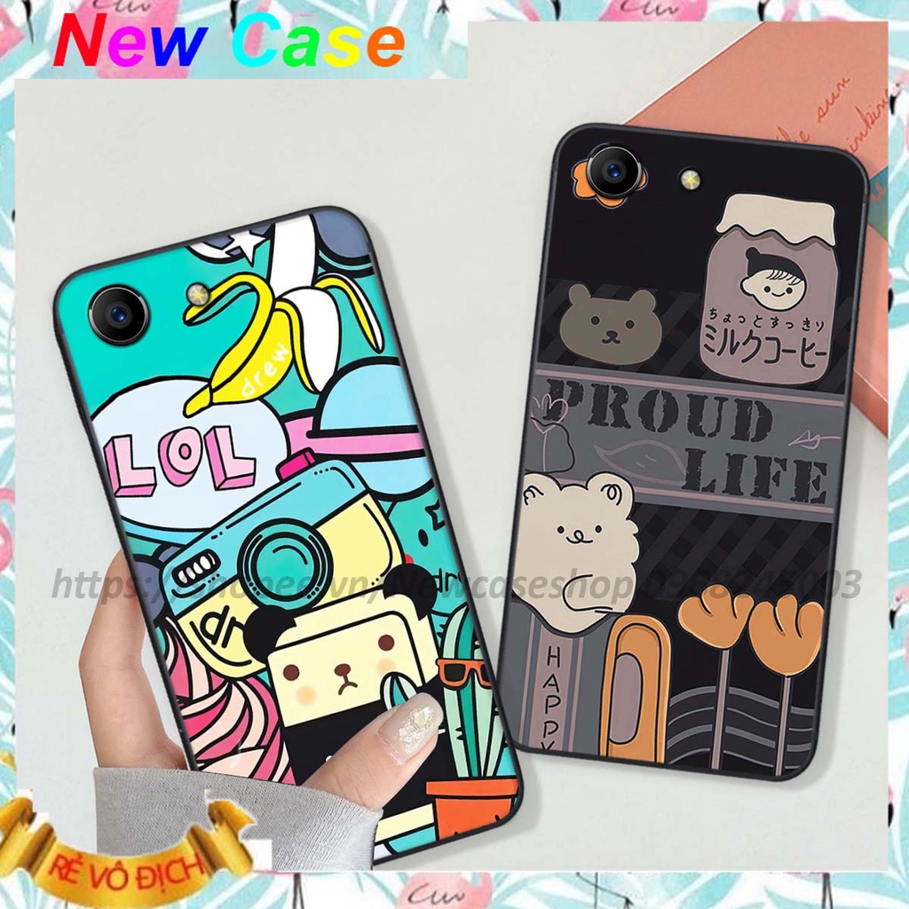 Ốp Oppo F3 / A77/ A39/ A57/ F3 Lite/ A33/ Neo 7 in hình 3D Bear Brick,Bear Love,K@ws,Coffee,...
