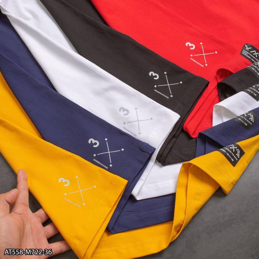 Áo thun tay ngắn adidas logo hiệu ứng vỡ nét AT558 - thời trang nam vnxk New