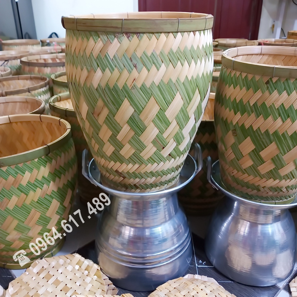 Trõ Đồ Xôi Bằng Điện / Trõ Tre Hấp Xôi / Chõ Cắm Điện / Hấp Cơm Tấm / Hấp Bánh Ngon