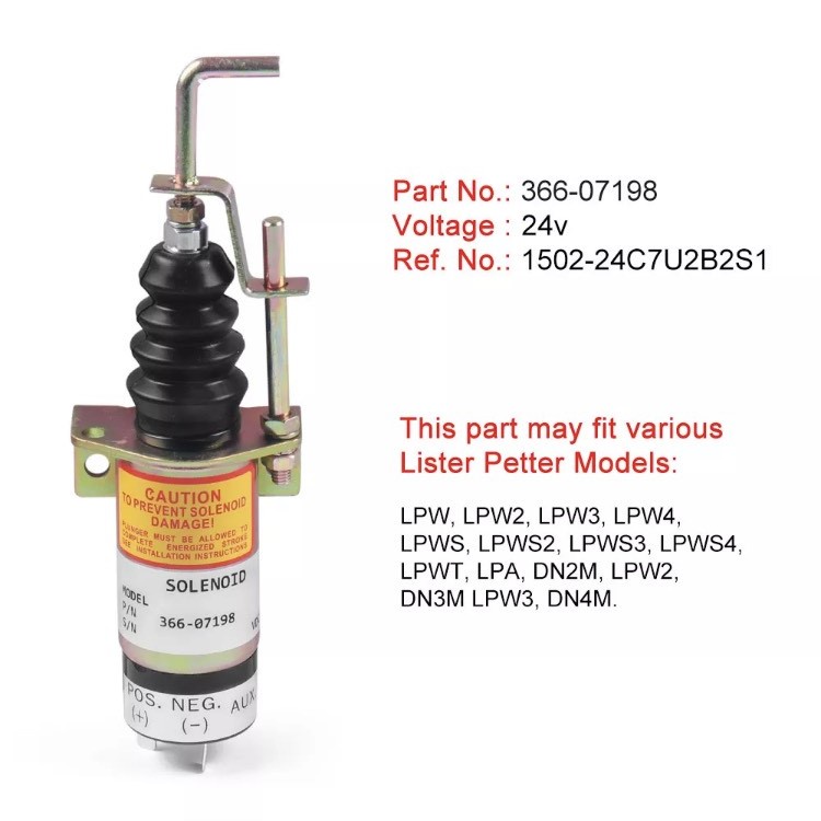 Van Điện Từ Tắt Máy 12/24V