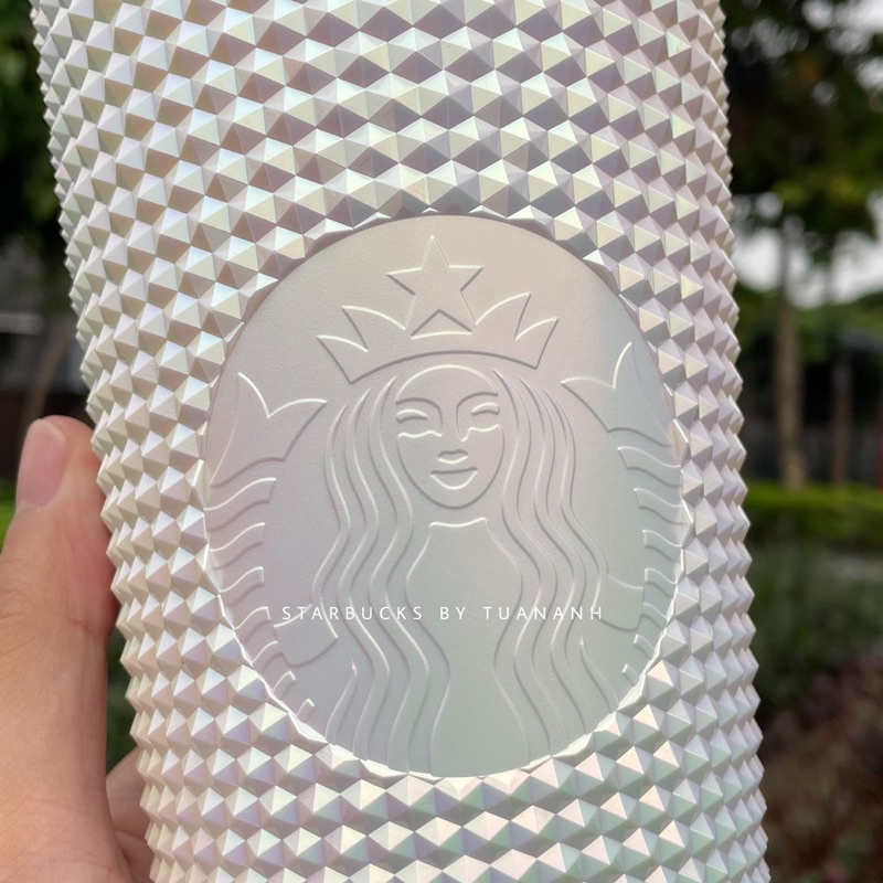Ly Starbucks Studded Zebra 2D Black And White 710ml