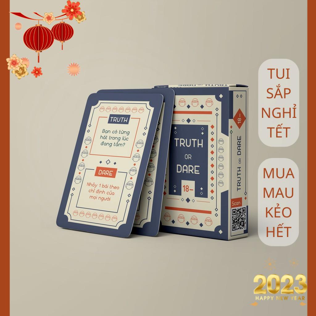 Bộ Truth Or Dare ver 18- việt hóa, dành cho học sinh sinh viên, lá bài trong sáng nhẹ nhàng nhưng vui vẻ hết sảy luôn nè