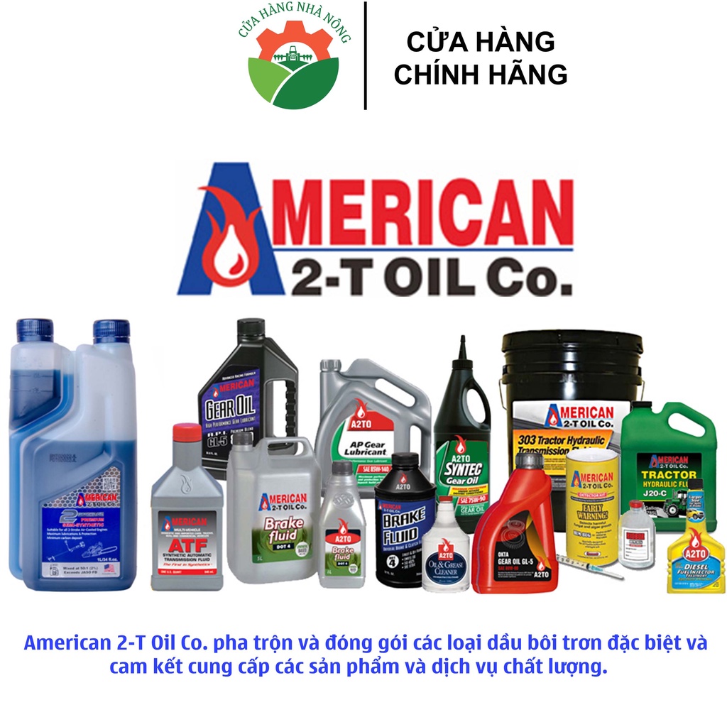 Nhớt 2 thì AMERICAN  1L 1:50 cao cấp chính hãng