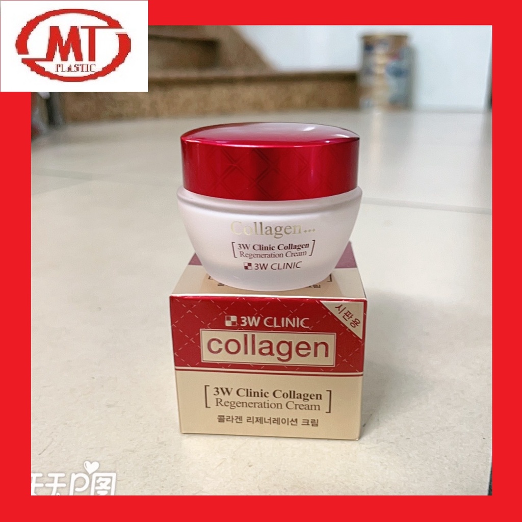 kem 3w clinic collagen dưỡng trắng da chống lão hoá hộp lớn 50ml