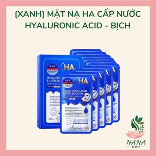 Mặt nạ cấp nước ha - hyaluronic acid super smooth hỗ trợ cấp ẩm dưỡng da
