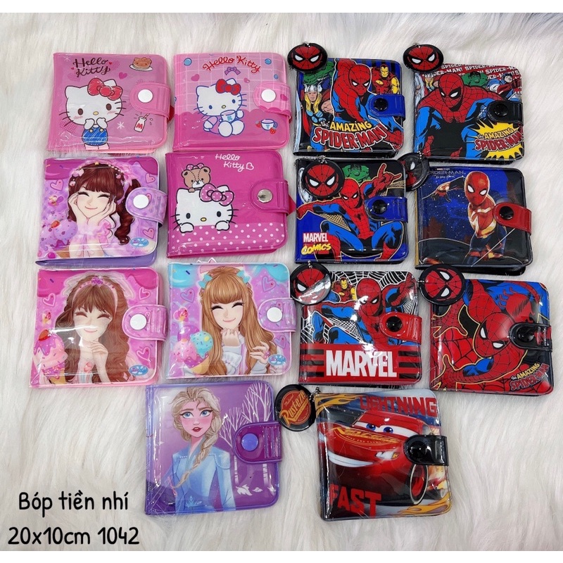 Bóp ví đựng tiền Thailand cho bé Trai , Gái 20x10cm cực ngầu cực kool
