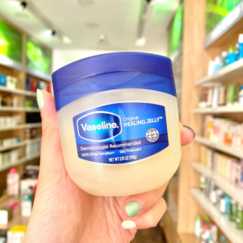 Sáp dưỡng ẩm Vaseline Orginal Healing Jelly 50g; sáp nẻ vaseline USA _Sáp bôi đa năng cho mùa hanh khô
