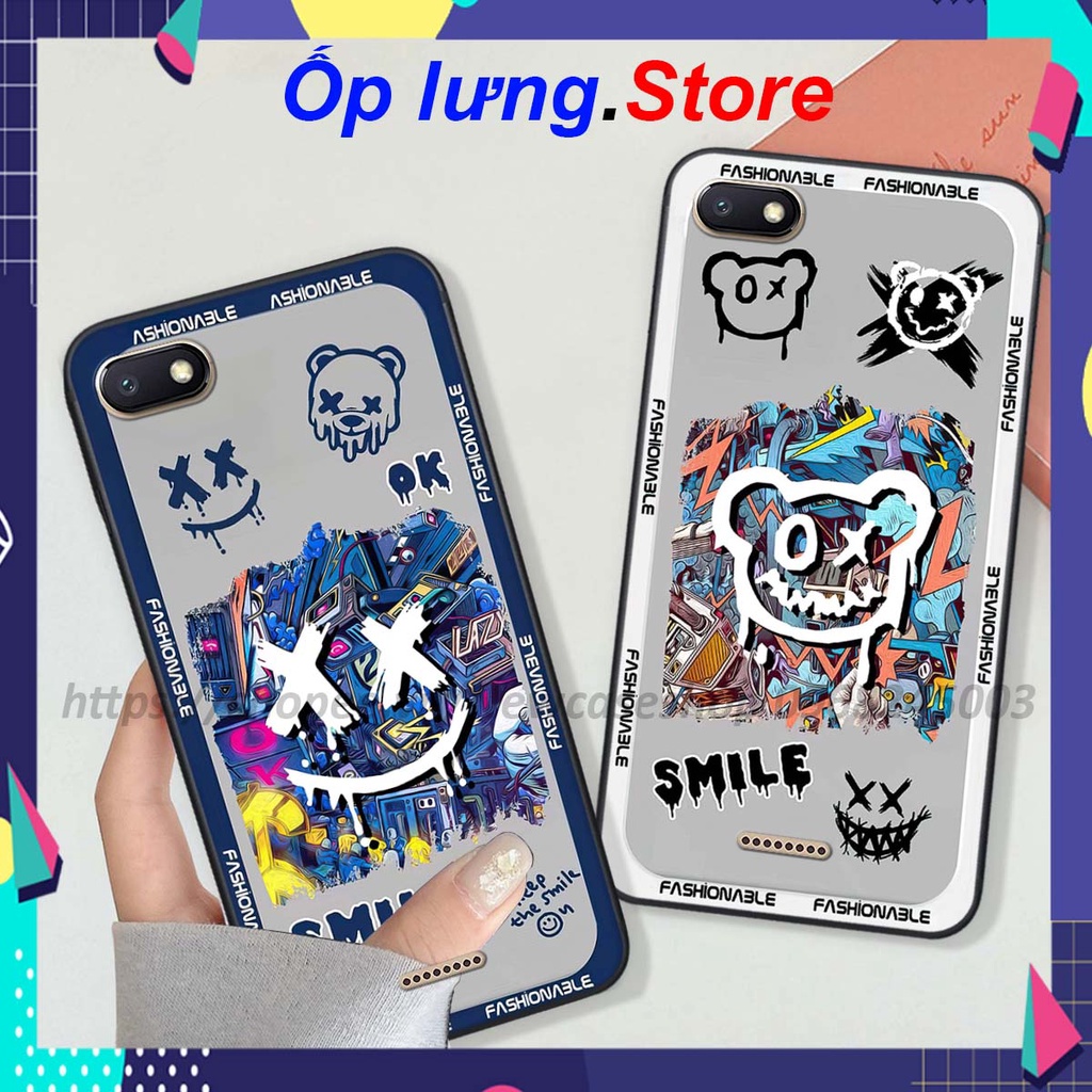 Ốp Xiaomi Redmi 4A / 5A / 6A / 5X / Mi A1 / 6 in hình Bear Brick,K@ws,smile,...hot trend