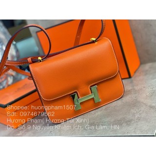 (SALE) TÚI CHỮ H SIZE 19 2 NGĂN FULLBOX