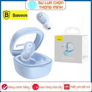 Tai Nghe Nhét Tai Không Dây Baseus WM02 Bluetooth 5.3 TWS Chống Ồn - Có Thể Tùy Chỉnh Tên Tai Nghe - Định Vị Tai Nghe