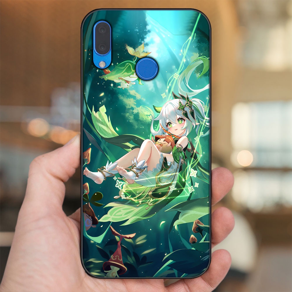 Ốp lưng Huawei Nova 3, Nova 3i, Nova 3e, P20 Lite viền đen in hình Nahida Genshin Impact