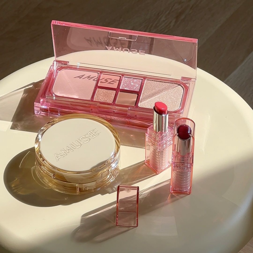 Phấn Mắt, Má Hồng Và Bắt Sáng AMUSE Vegan Face All Palette Thuần Chay - Ninishop