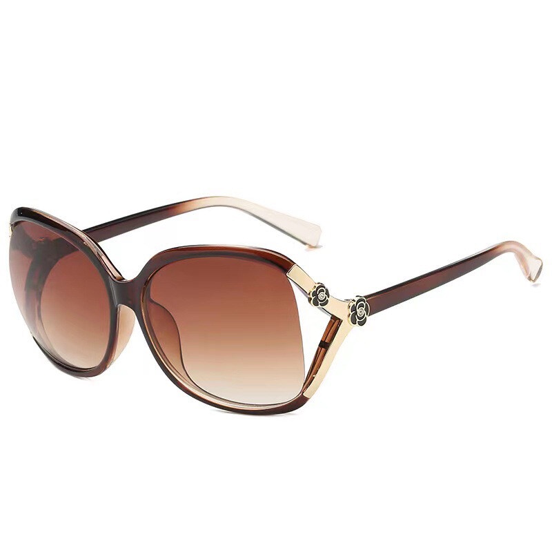 Kính Mát Gọng Hoa Lớn Chống Tia UV Thời Trang Hàn Quốc