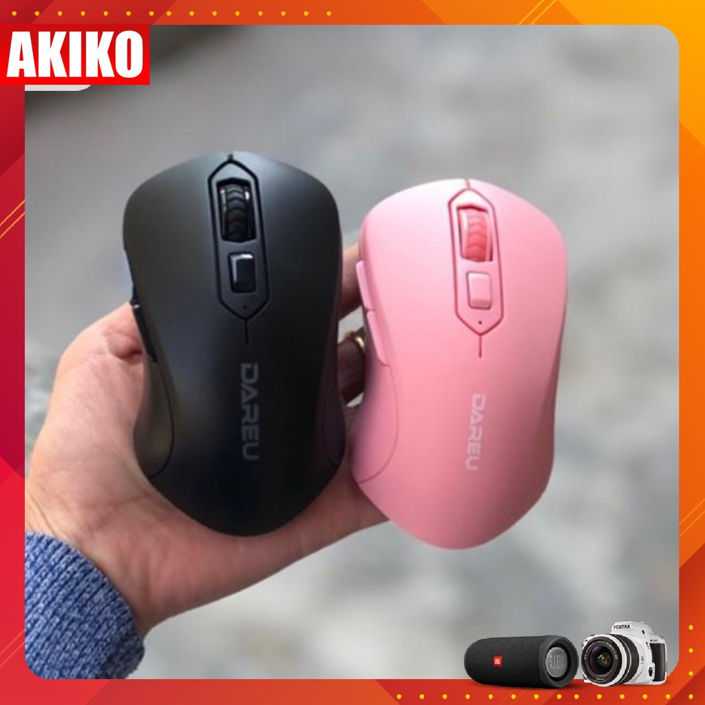 Chuột không dây Dareu LM115g chính hãng kết nối không dây qua USB cực xịn - AKIKO