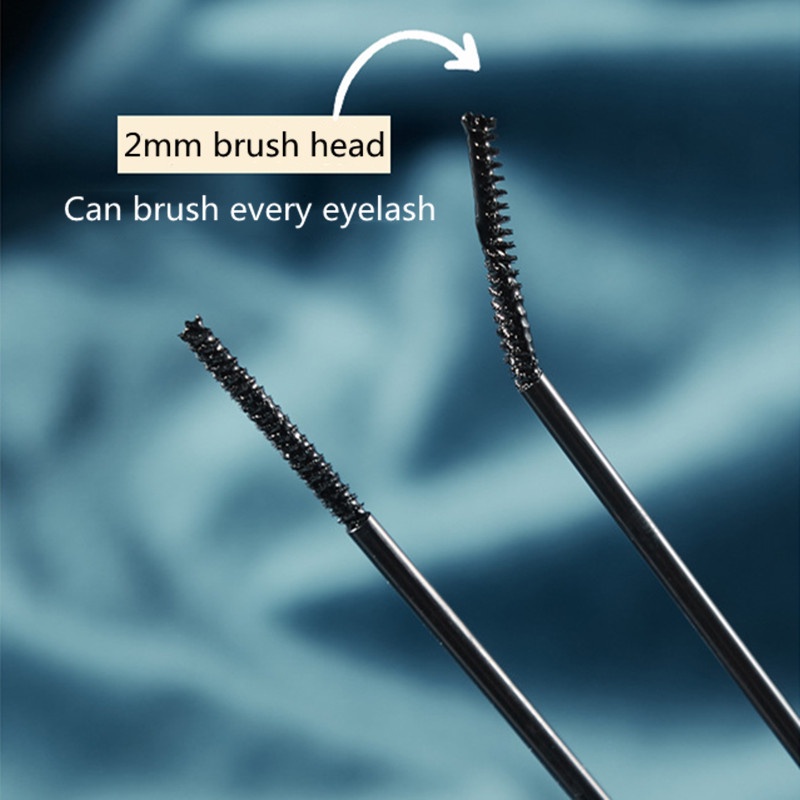 Mascara Bobeini 2 Màu Đầu Cọ Siêu Mịn Uốn Cong Làm Dày Lông Mi Lâu Trôi Kháng Nước Chống Thấm Mồ Hôi