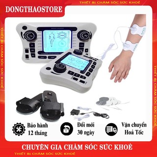 Máy massage xung điện 4 miếng dán châm cứu trị liệu Beame SYK 308B, Máy mát xa điện xung