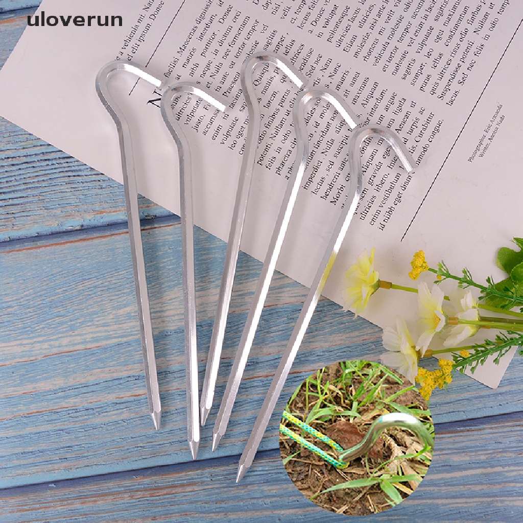 Bộ 5 Cọc Dựng Lều Bằng Hợp Kim Thép Cứng 7.01inch vn