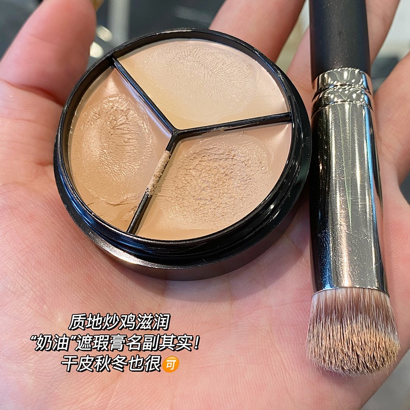 Bảng che khuyết điểm 3 màu SWEET MINT mỏng nhẹ tự nhiên che phủ tốt