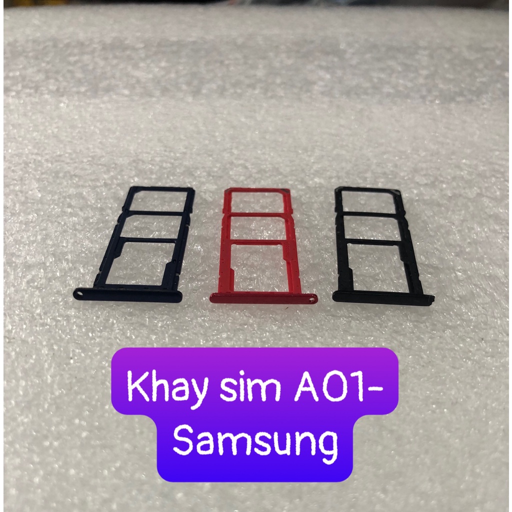 Khay sim A01 Samsung