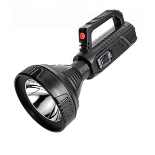 Đèn pin siêu sáng sạc tích điện có đèn led phụ , có quai cầm tiện lợi